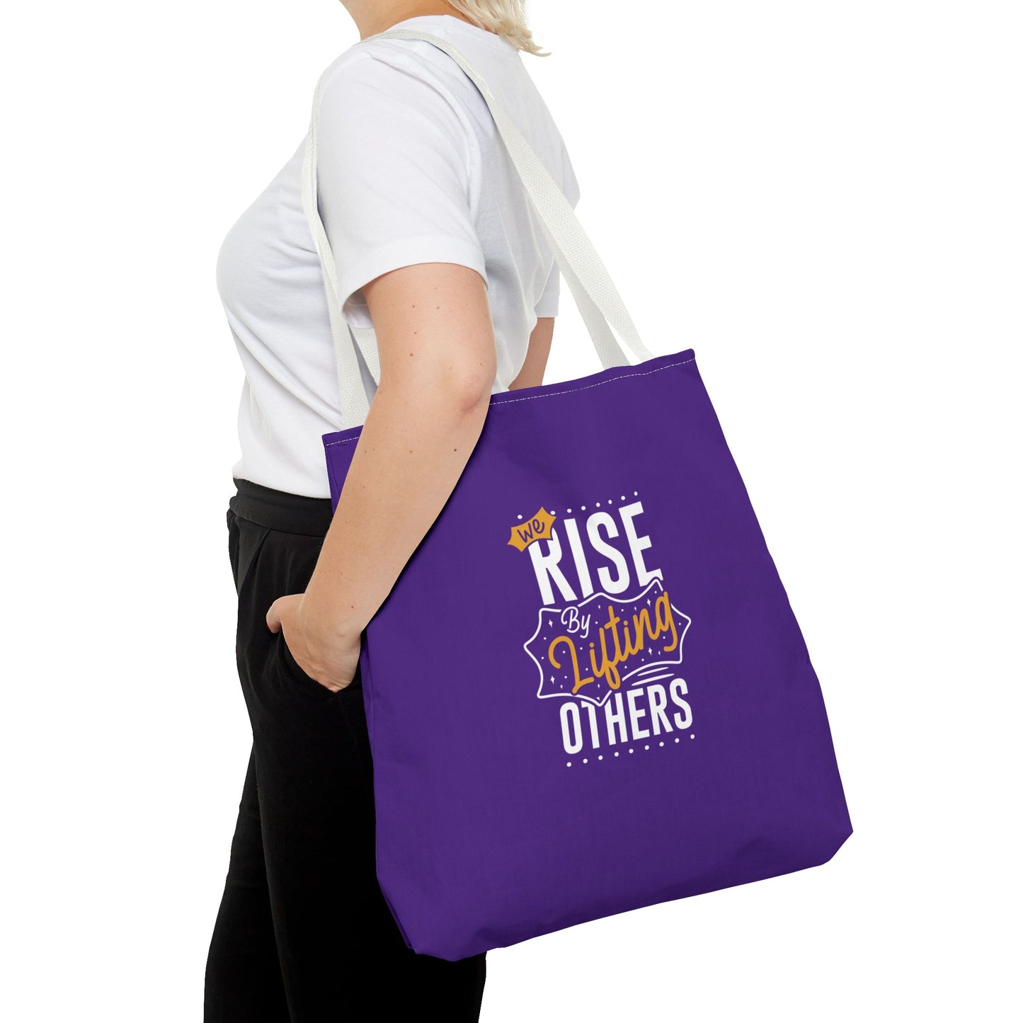 We Rise By Lifting Others Tote Bag (AOP)