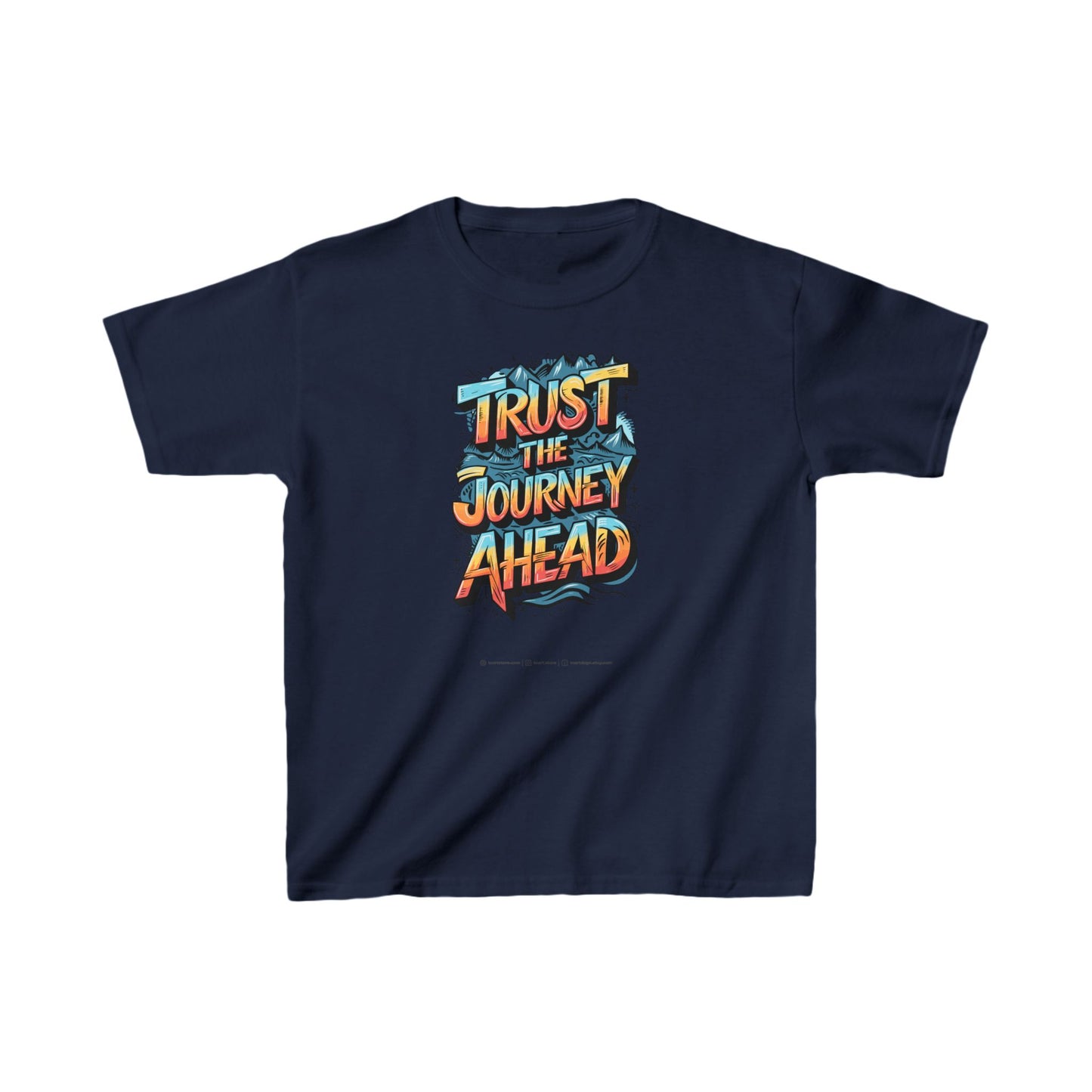 Trust The Journey Ahead Kids Heavy Cotton™ Tee