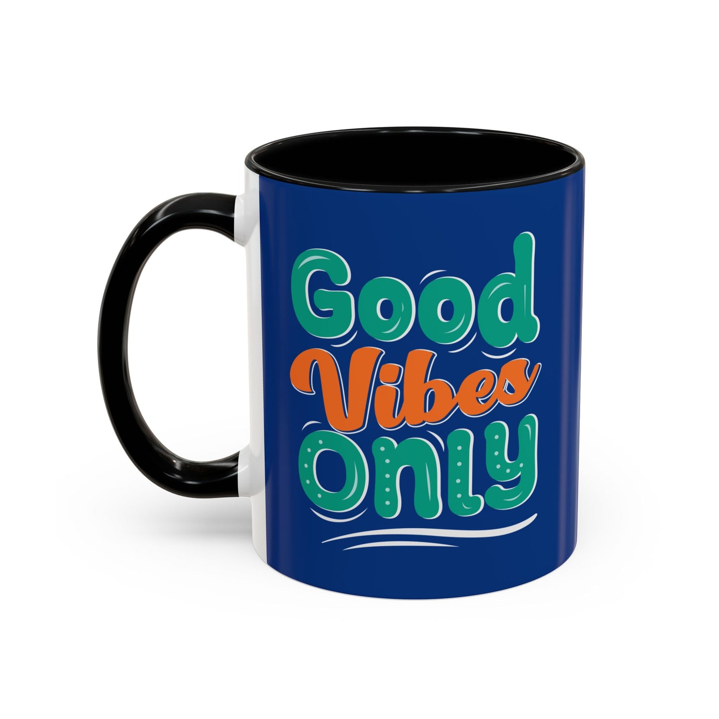 Good Vides Only Accent Coffee Mug (11, 15oz)