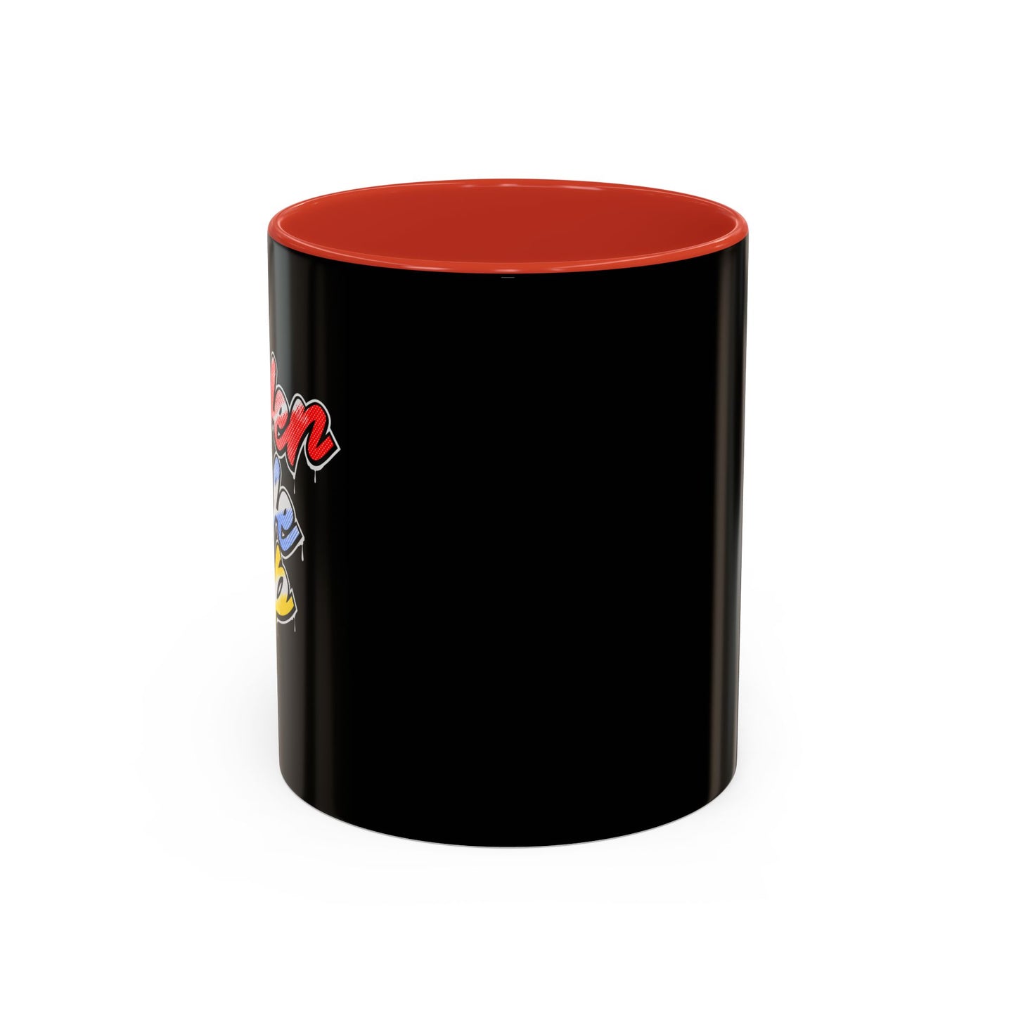 Never Give Up Accent Coffee Mug (11, 15oz)