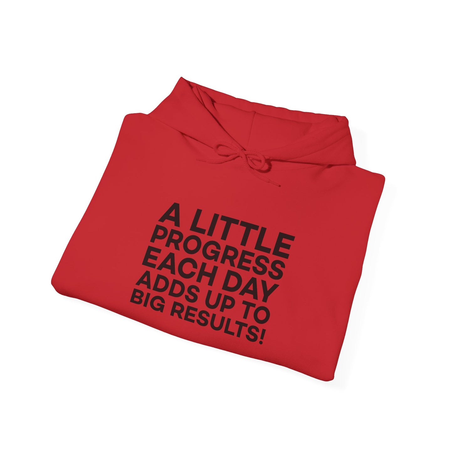 A Little Progress Each Day Adds Up To Big Results! Unisex Heavy Blend™ Hooded Sweatshirt