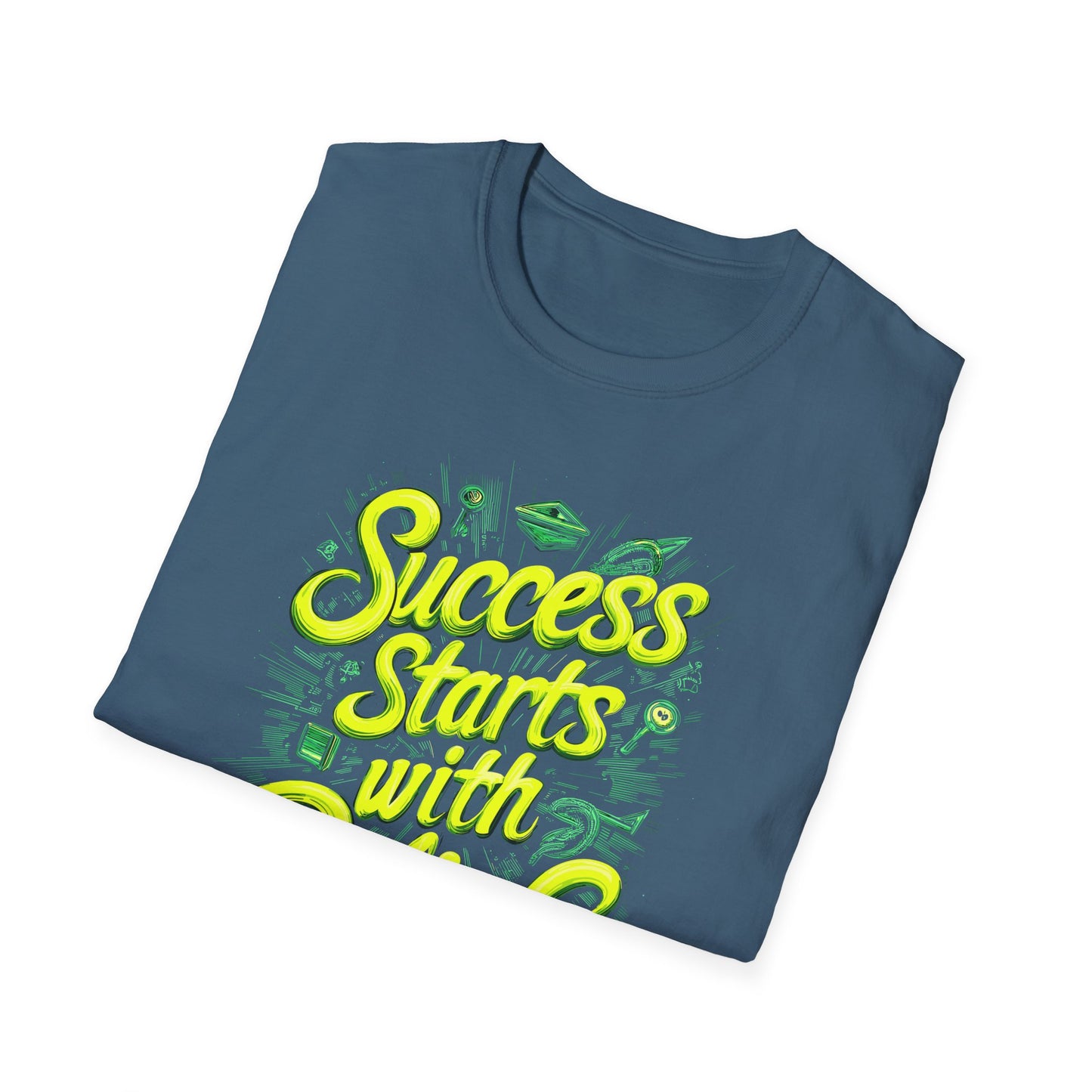 Success Starts With Belief Unisex Softstyle T-Shirt