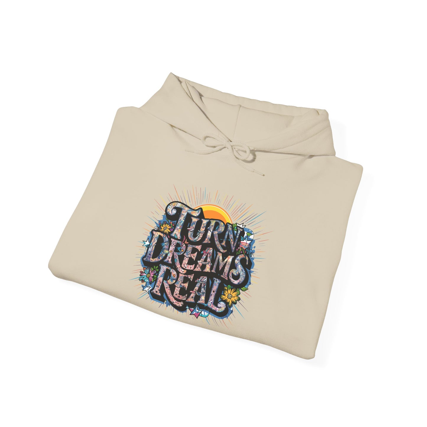 Turns Dreams Real Unisex Heavy Blend™ Hooded Sweatshirt