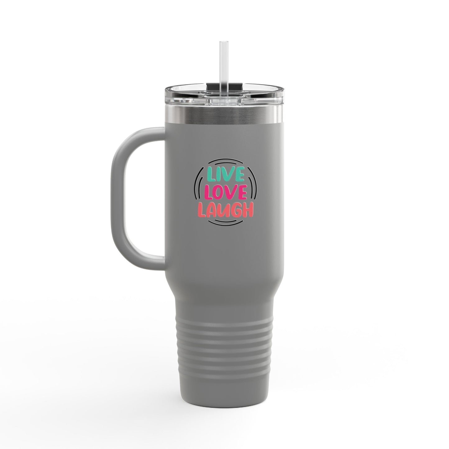 Live Love Laugh Insulated Travel Mug, 40oz