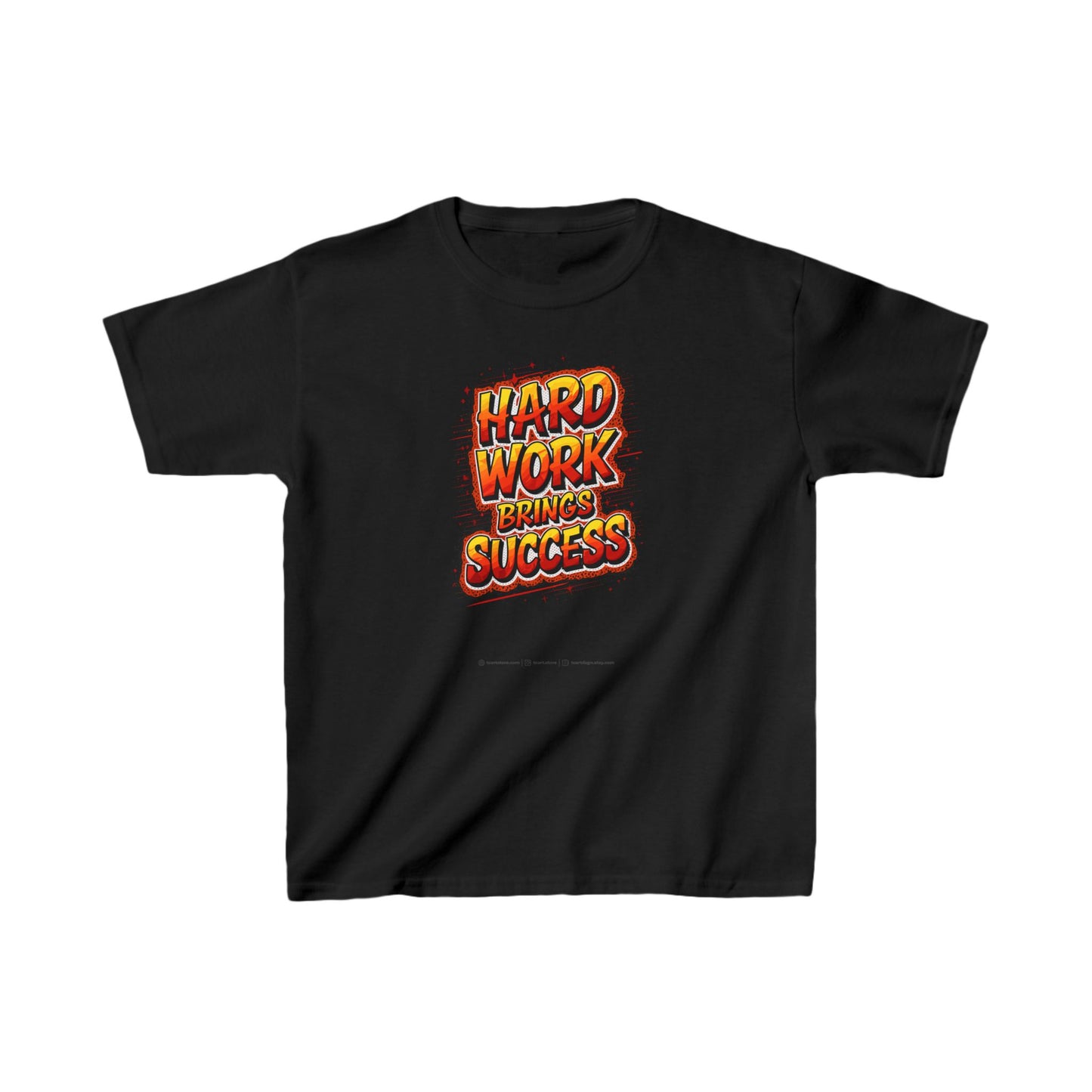 Hard Work Brings Success Kids Heavy Cotton™ Tee