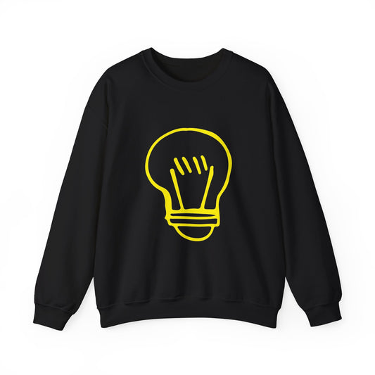 Drawing Light Bulb Unisex Heavy Blend™ Crewneck Sweatshirt