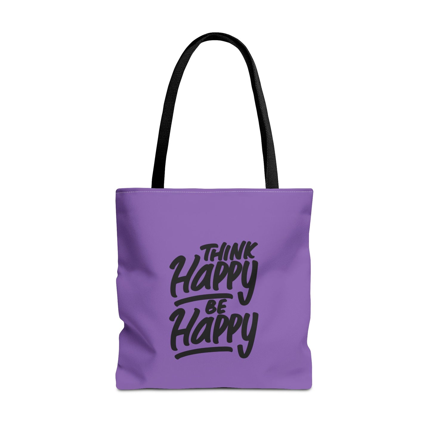 Think Happy Be Happy Tote Bag (AOP)