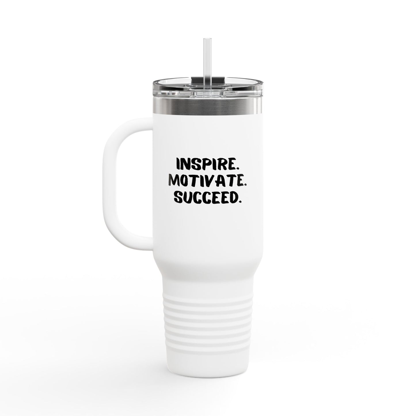 Inspire Motivate Succeed Insulated Travel Mug, 40oz