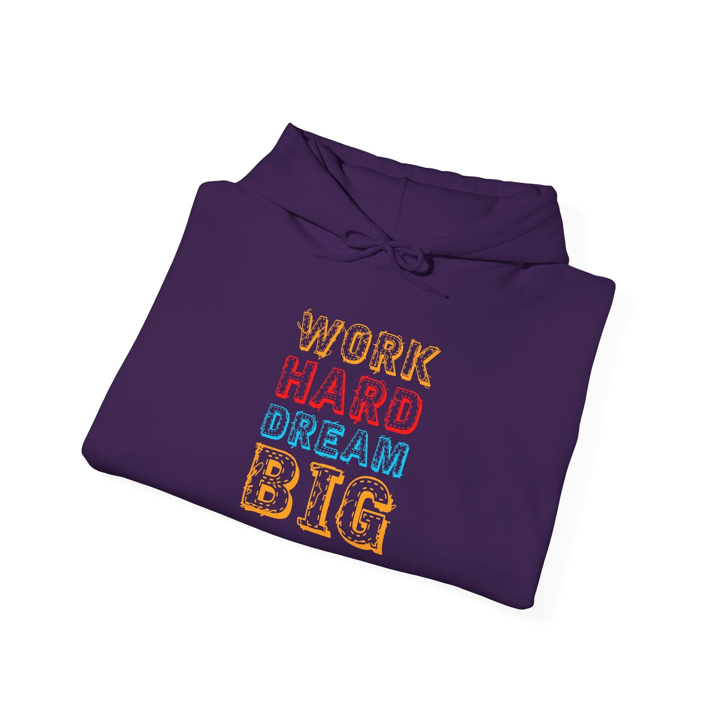 Work Hard Dream Big Unisex Heavy Blend™ Hooded Sweatshirt