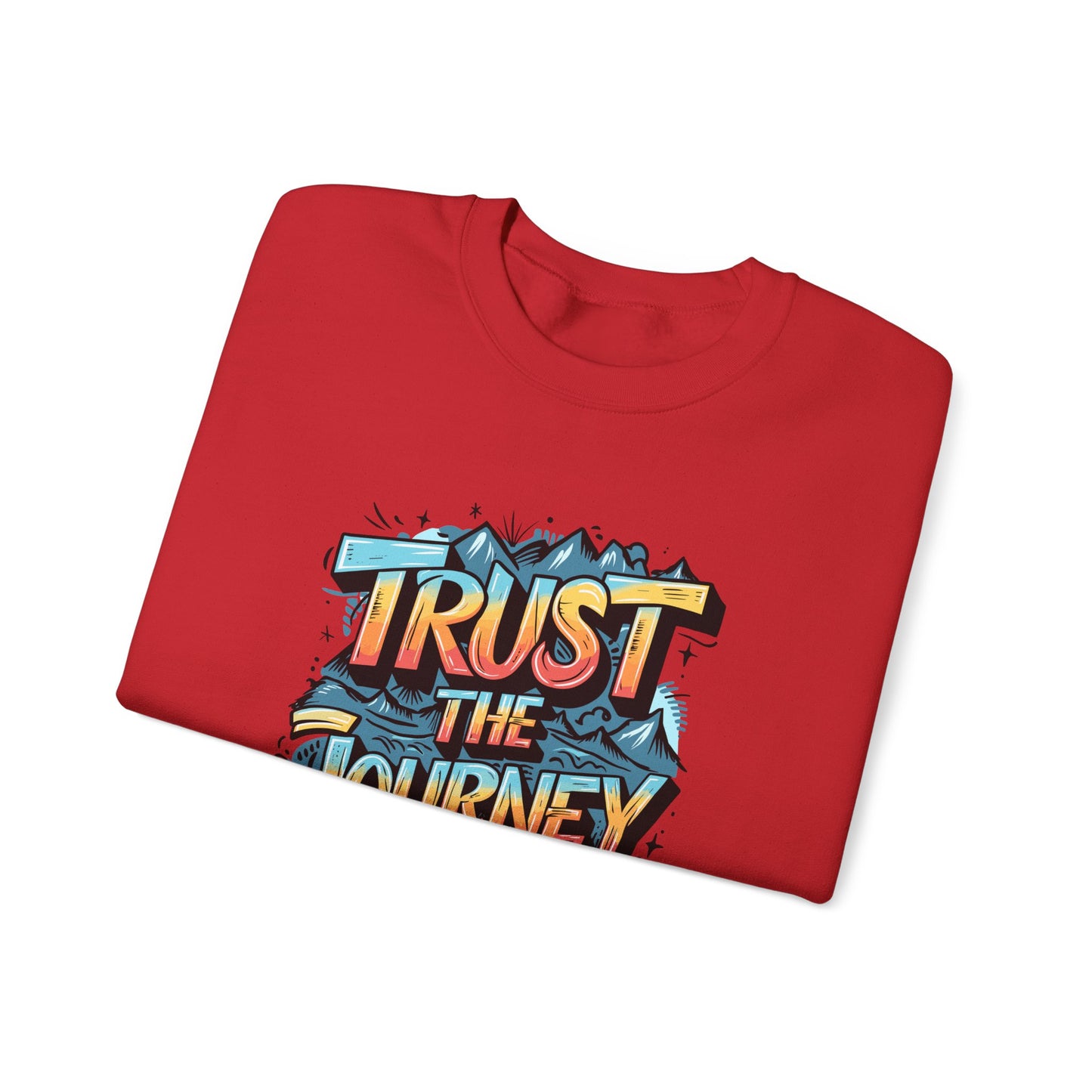 Trust The Journey Ahead Unisex Heavy Blend™ Crewneck Sweatshirt