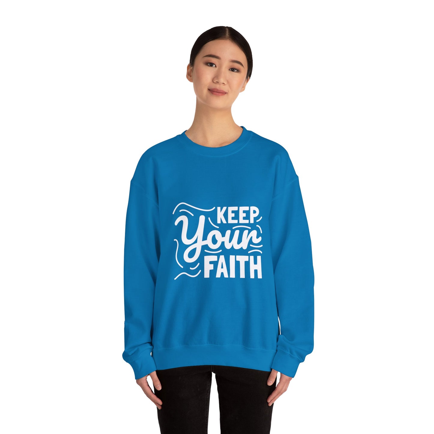 Keep Your Faith Unisex Heavy Blend™ Crewneck Sweatshirt