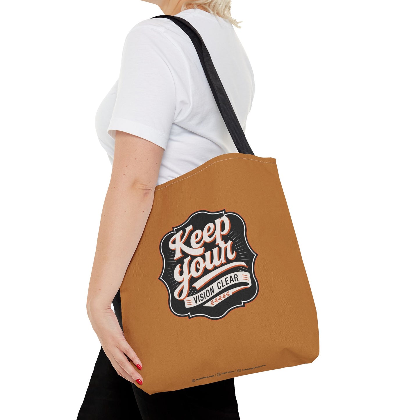 Keep Your Vision Clear Tote Bag (AOP)