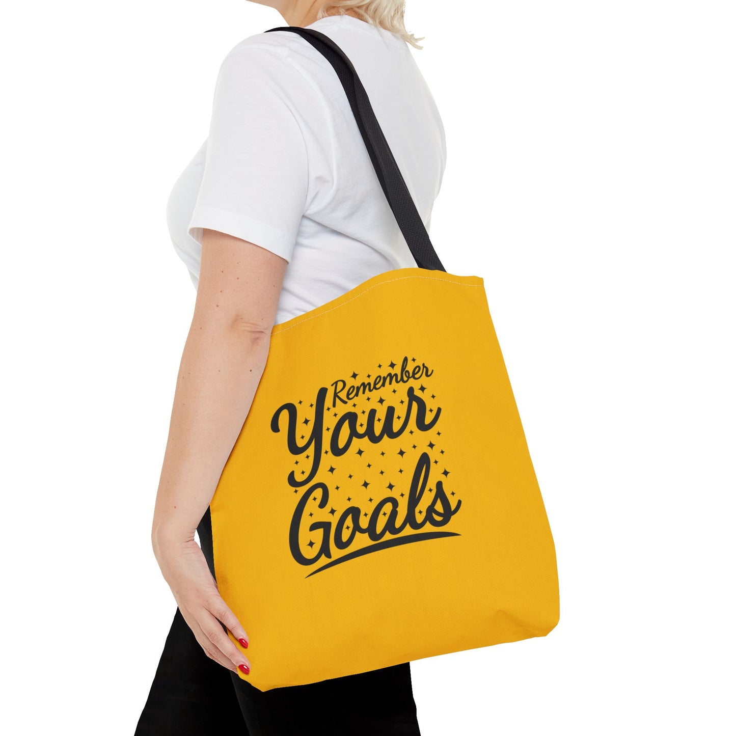 Remember Your Goals Tote Bag (AOP)