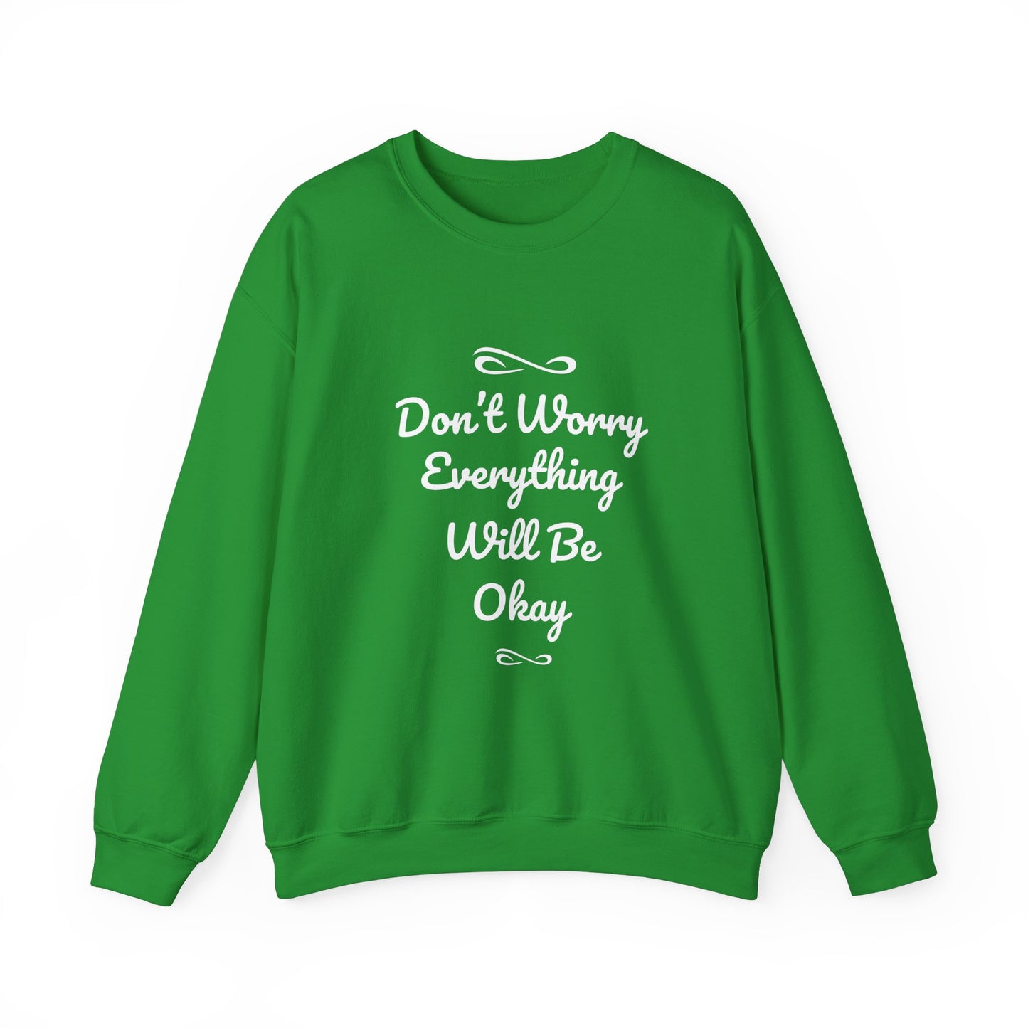 Don't Worry Everything Will Be Okey Unisex Heavy Blend™ Crewneck Sweatshirt