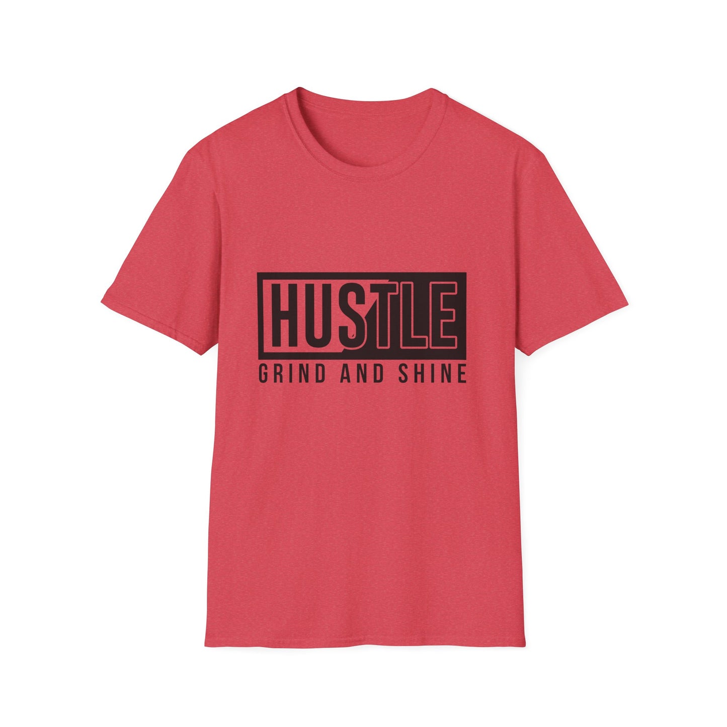 Hustle Grind And Shine Unisex Softstyle T-Shirt