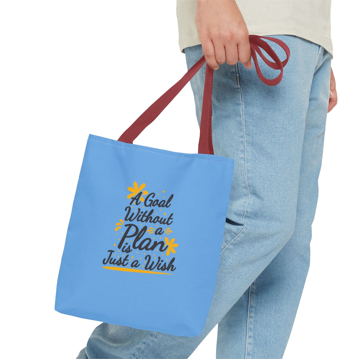 A Goal Without A Plan Is Just A Wish Tote Bag (AOP)