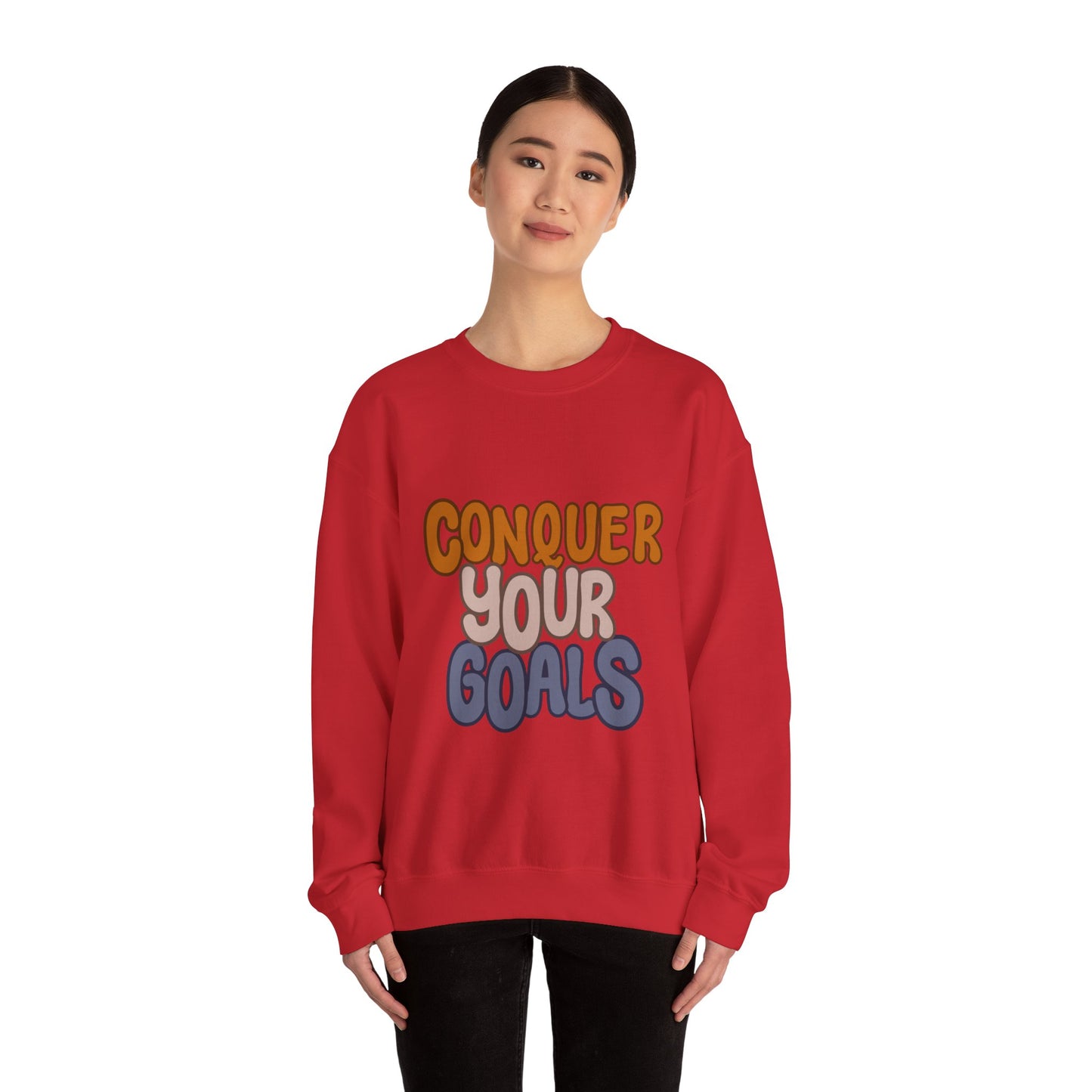 Conquer Your Goals Unisex Heavy Blend™ Crewneck Sweatshirt
