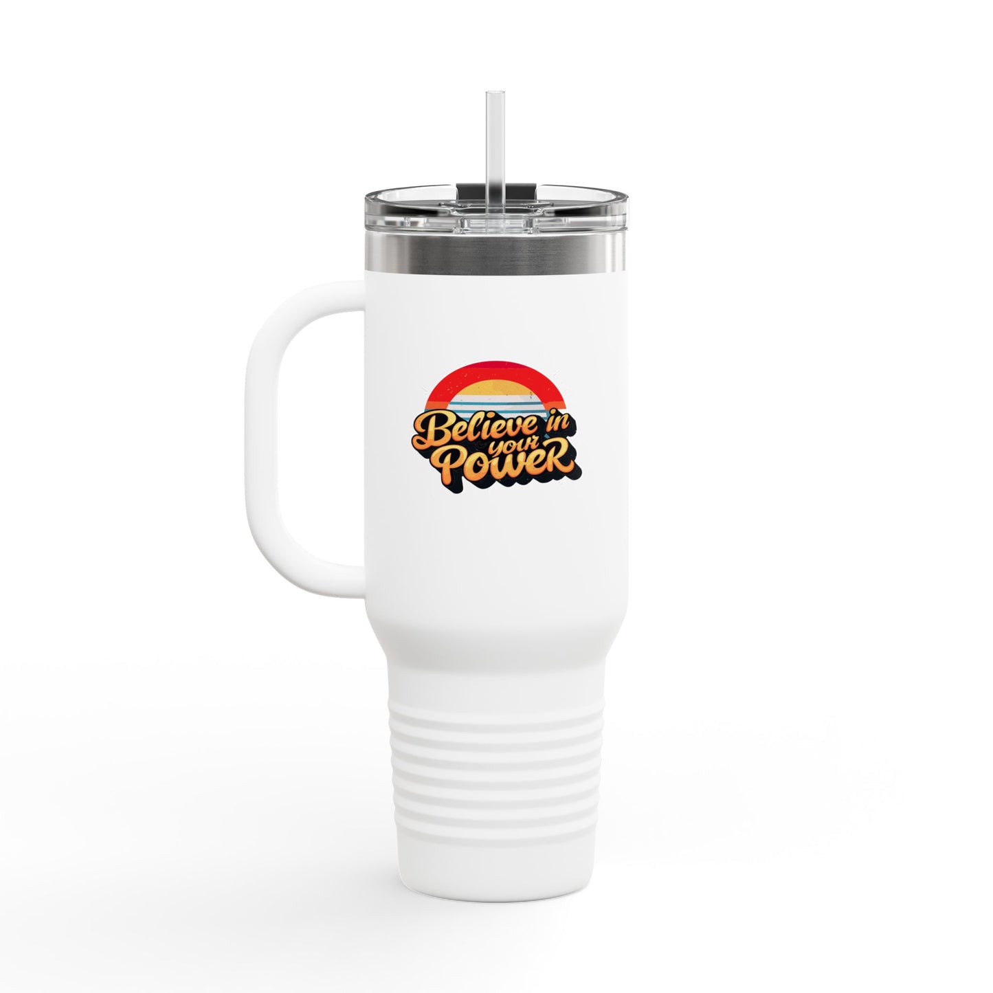Believe In Your Power Insulated Travel Mug, 40oz