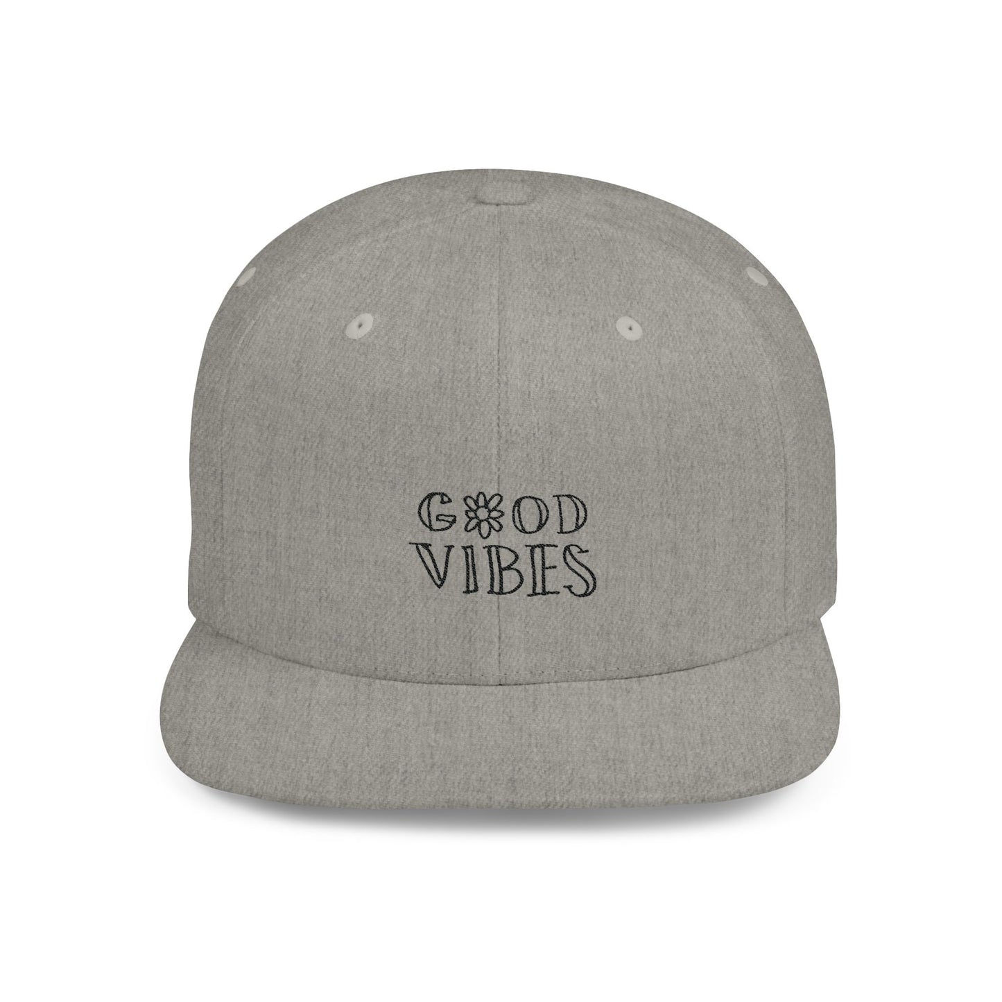 Good Vibes Flat Bill Snapback