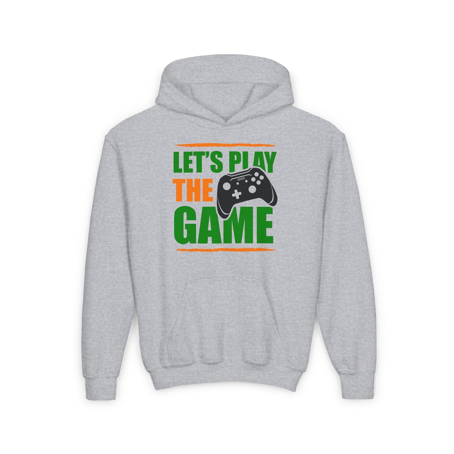Let's Play The Game Youth Heavy Blend Hooded Sweatshirt