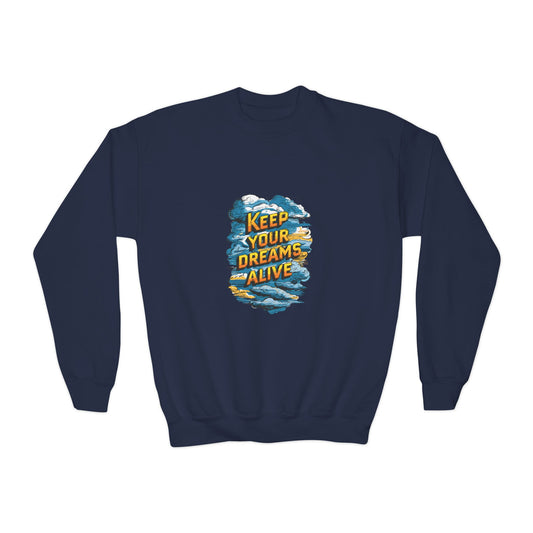 Keep Your Dreams Alive Youth Crewneck Sweatshirt