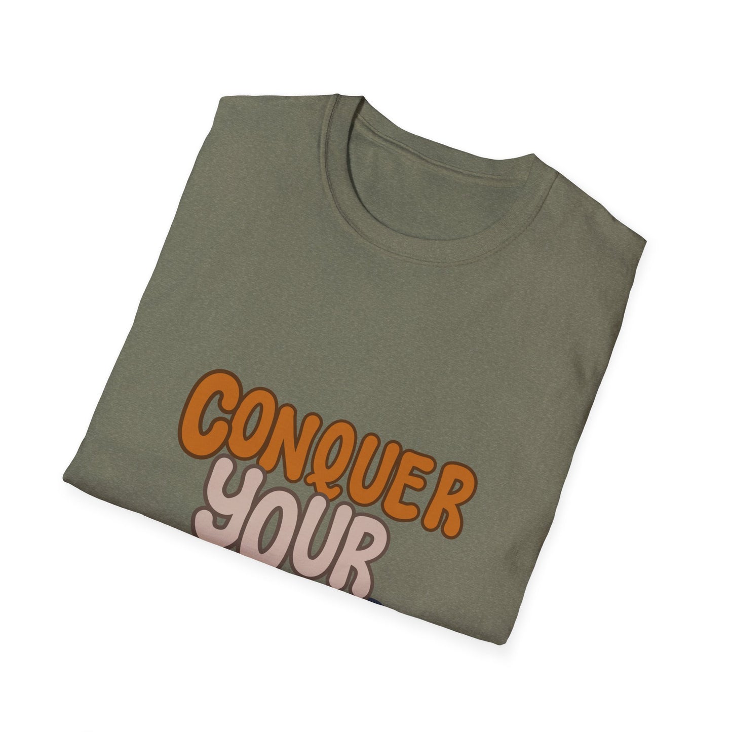 Conquer  Your goals  Unisex Softstyle T-Shirt