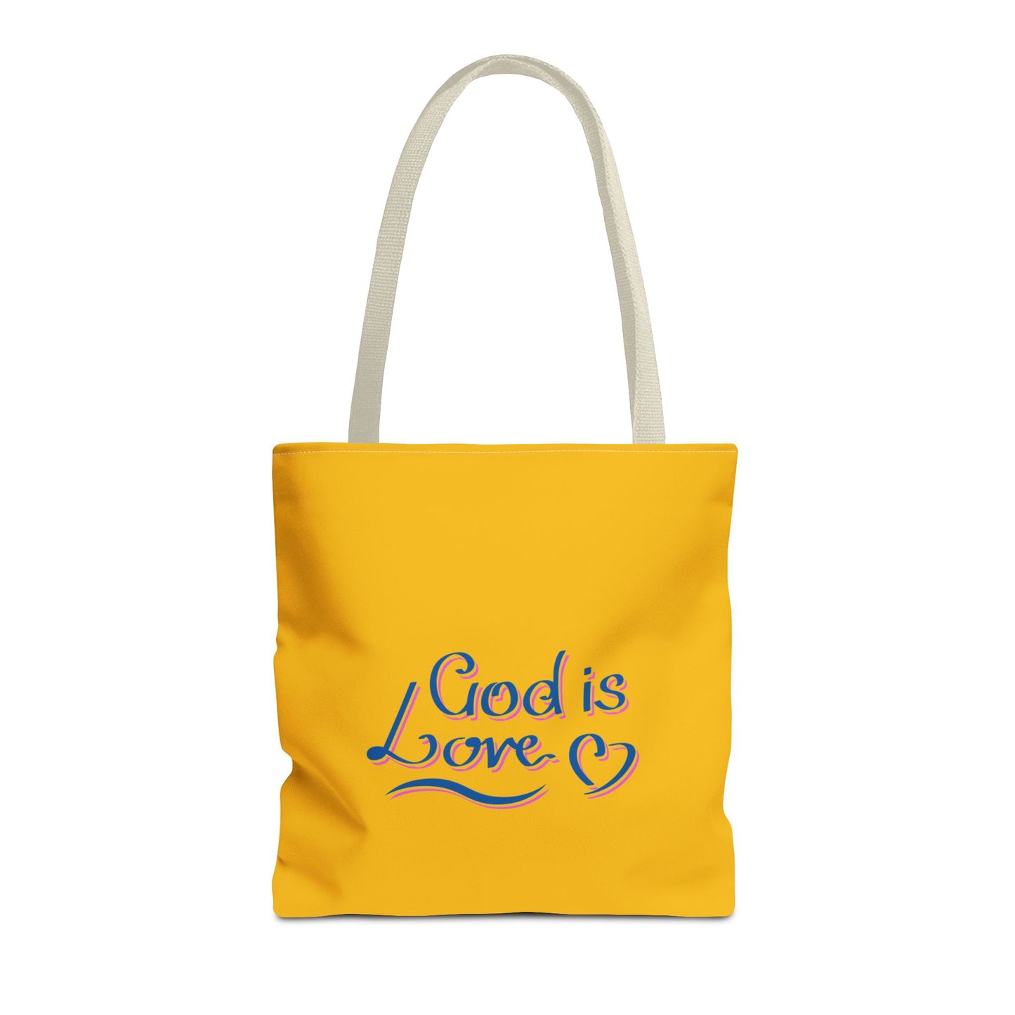 God Is Love Tote Bag (AOP)