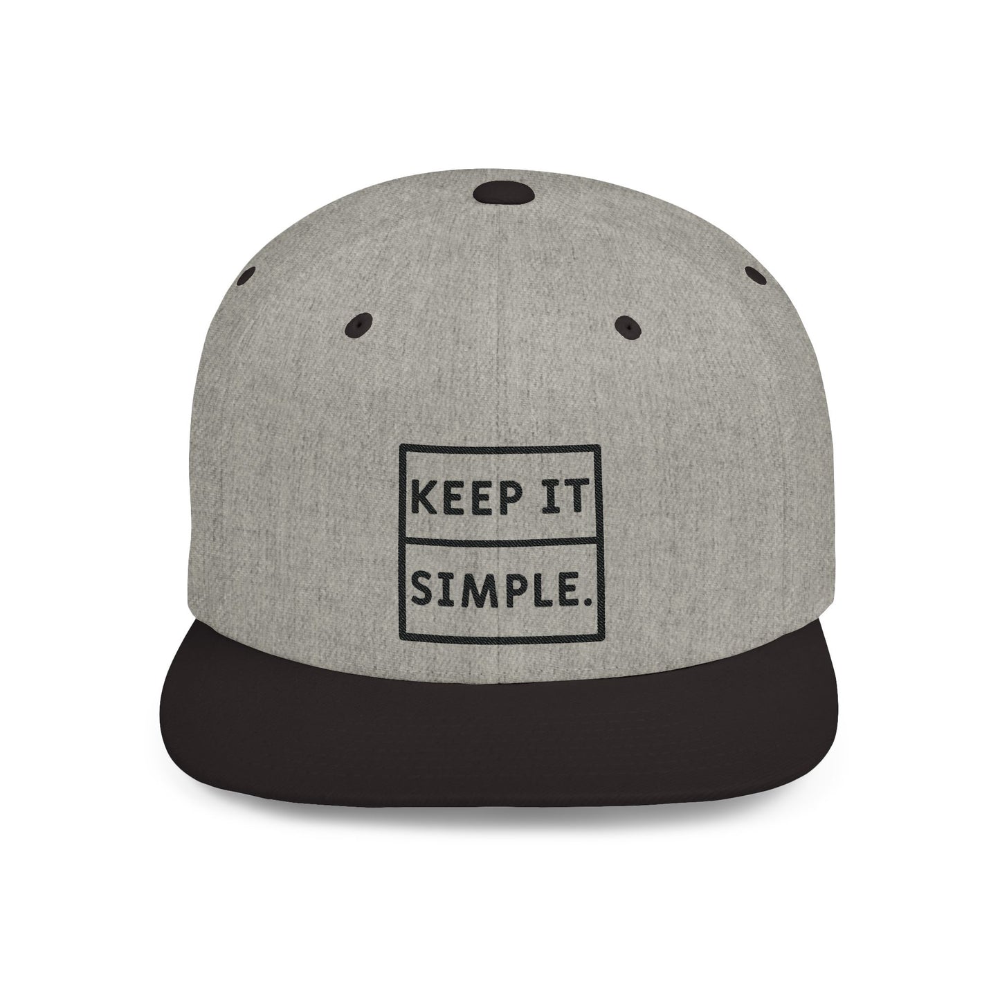 Keep It Simple Flat Bill Snapback