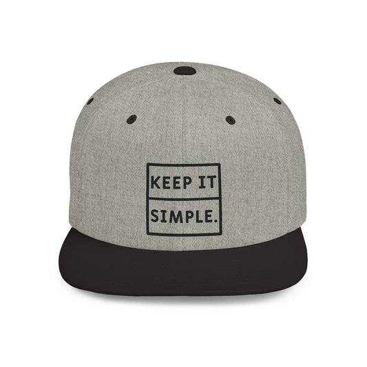 Keep It Simple Flat Bill Snapback