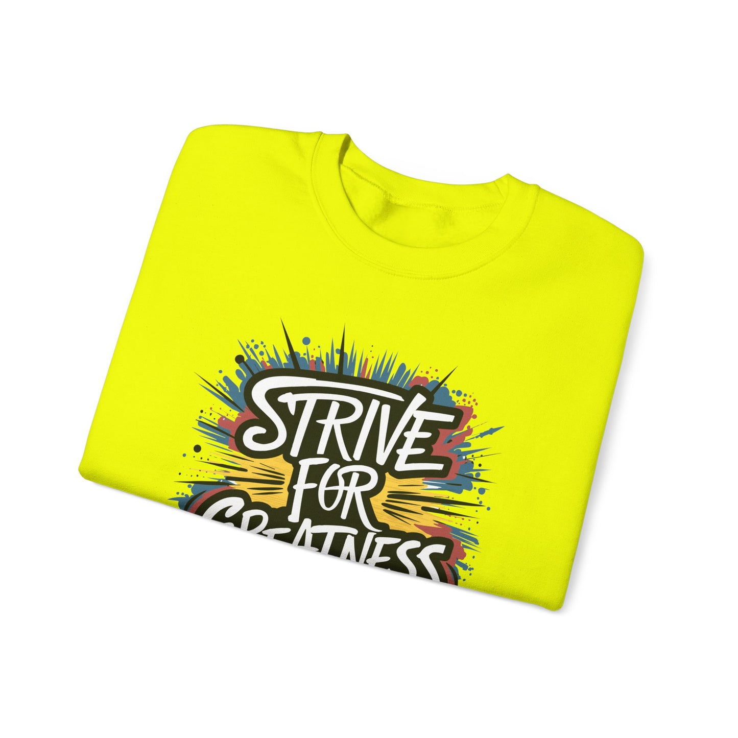 Strive For Greatness Unisex Heavy Blend™ Crewneck Sweatshirt