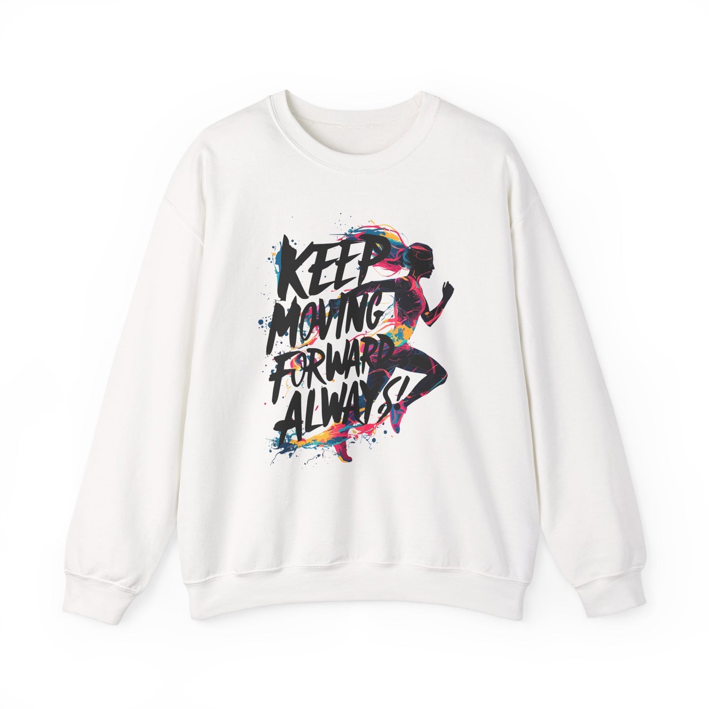 Keep Moving Forward Always Unisex Heavy Blend™ Crewneck Sweatshirt