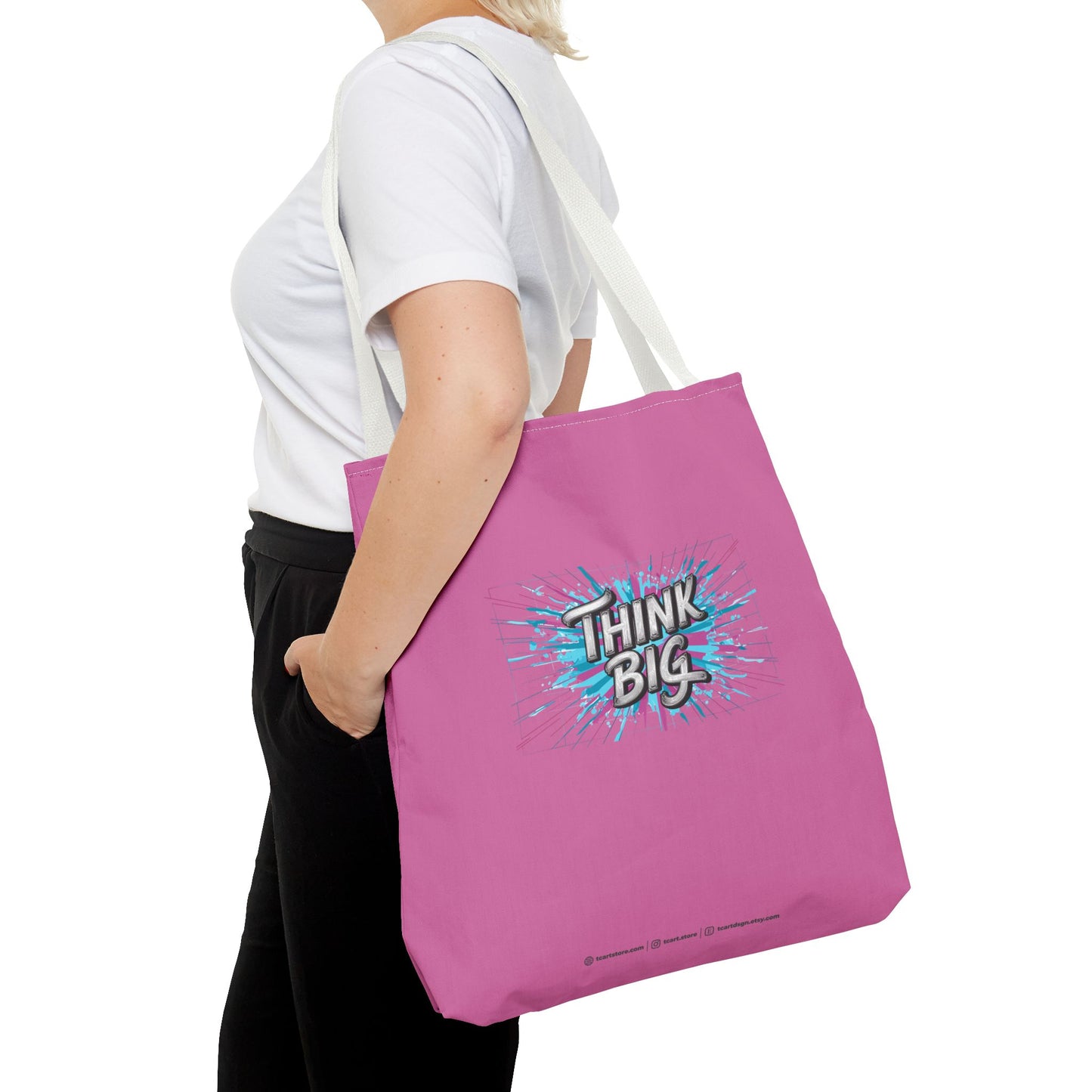 Think Big Tote Bag (AOP)