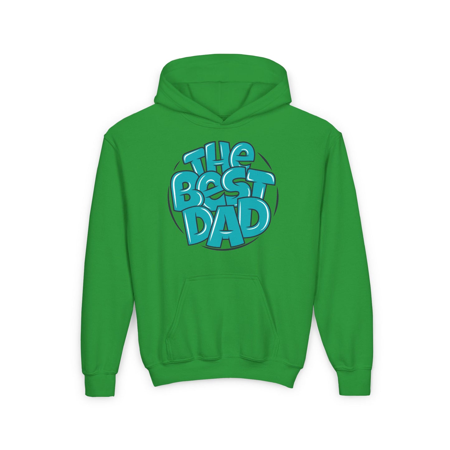 The Best Dad Youth Heavy Blend Hooded Sweatshirt