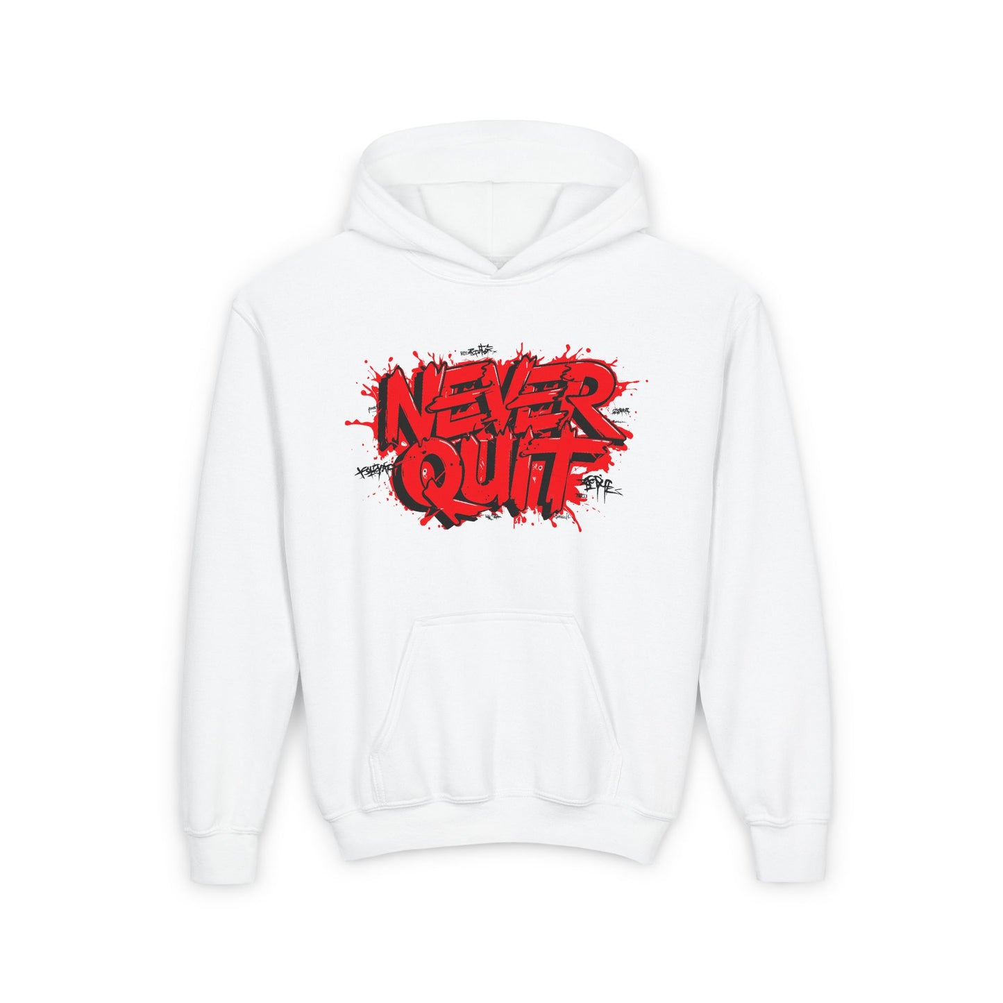 Never Quit Youth Heavy Blend Hooded Sweatshirt