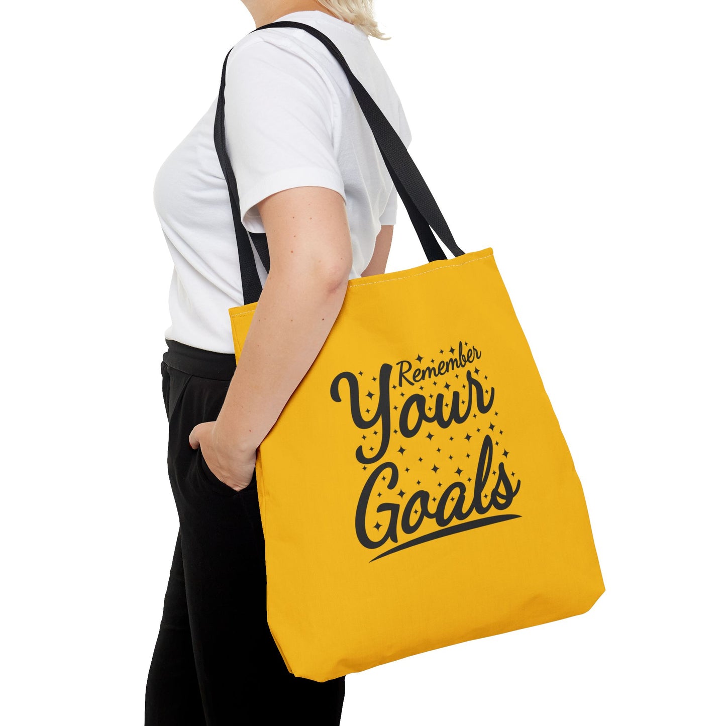 Remember Your Goals Tote Bag (AOP)