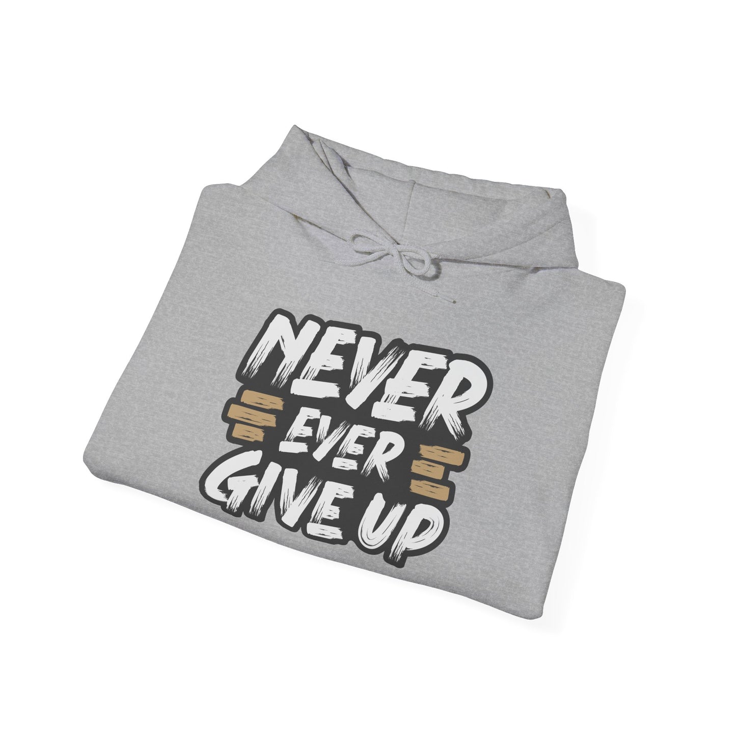 Never Give Up Unisex Heavy Blend™ Hooded Sweatshirt
