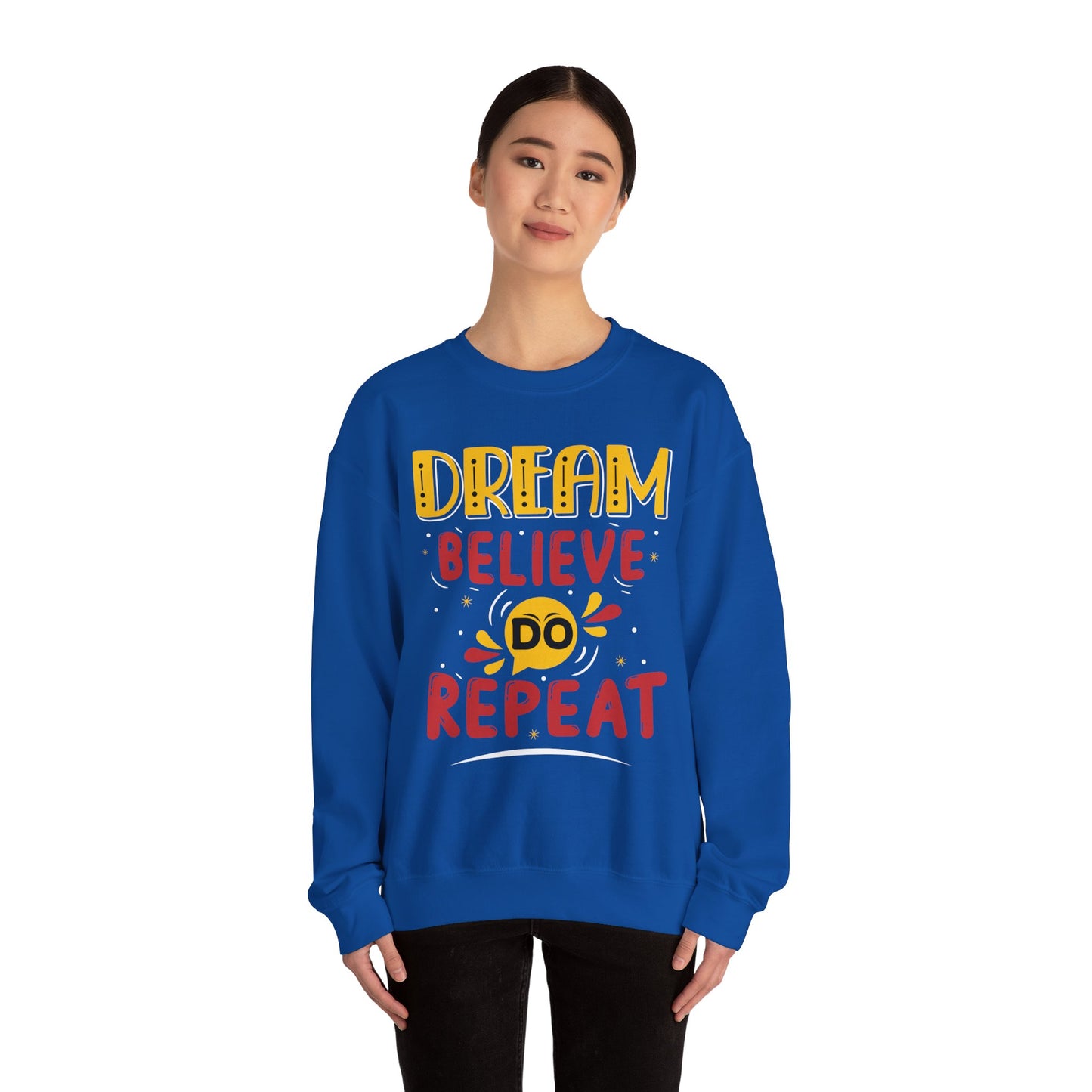 Dream Believe Repeat Unisex Heavy Blend™ Crewneck Sweatshirt