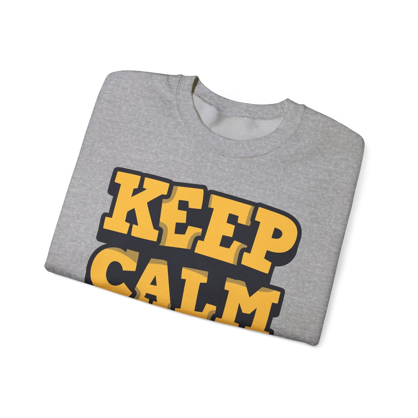 Keep Calm And Drink Coffee Unisex Heavy Blend™ Crewneck Sweatshirt
