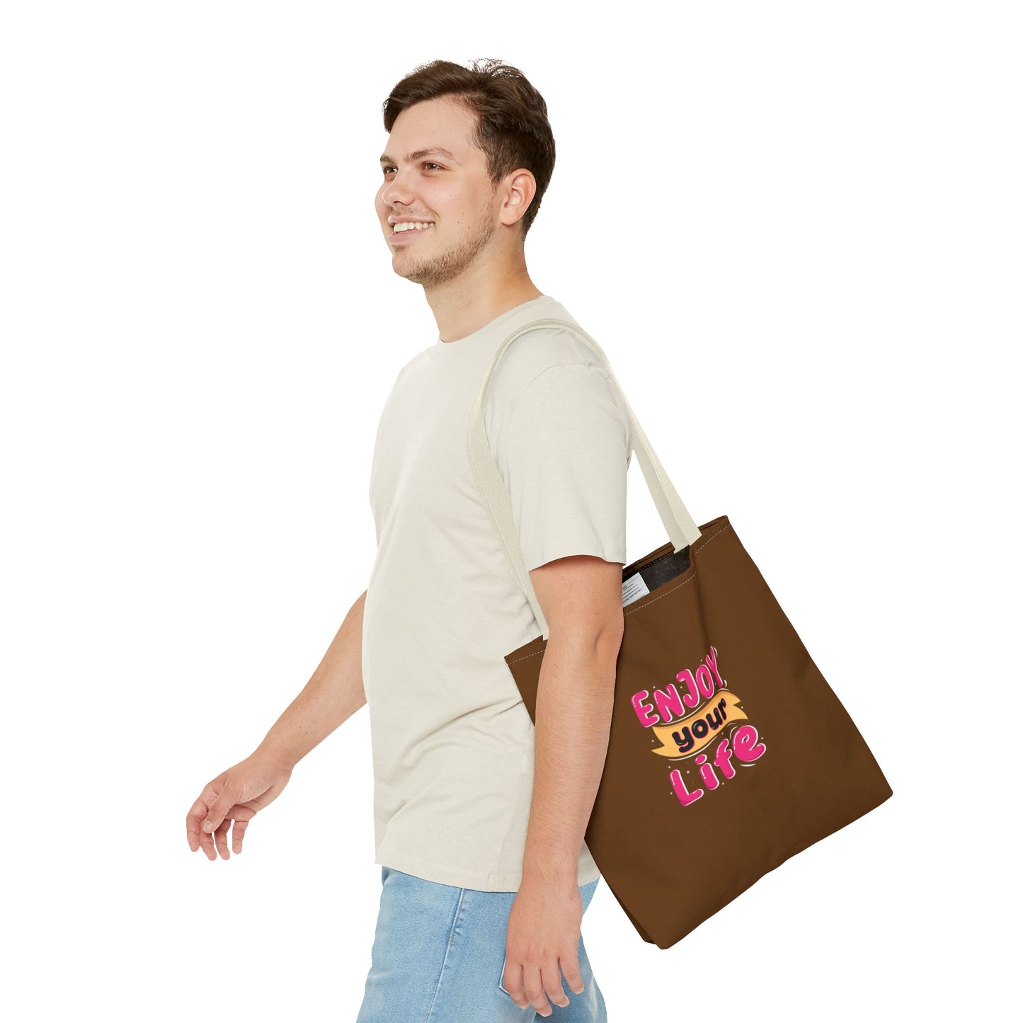 Enjoy Your Life Tote Bag (AOP)