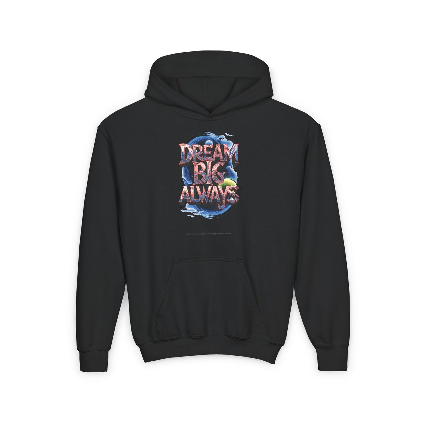 Dream Big Always Youth Heavy Blend Hooded Sweatshirt