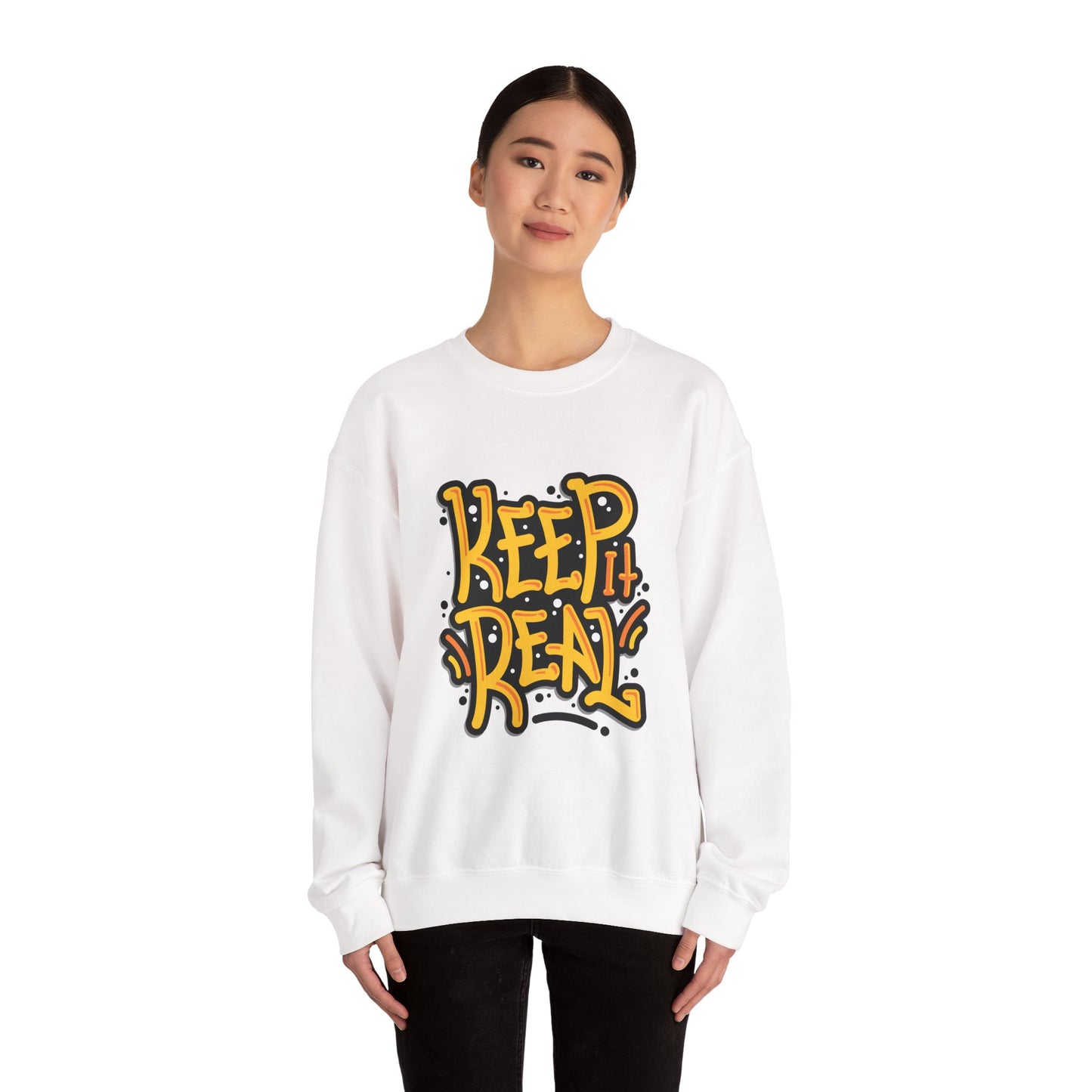 Keep It Real Unisex Heavy Blend™ Crewneck Sweatshirt