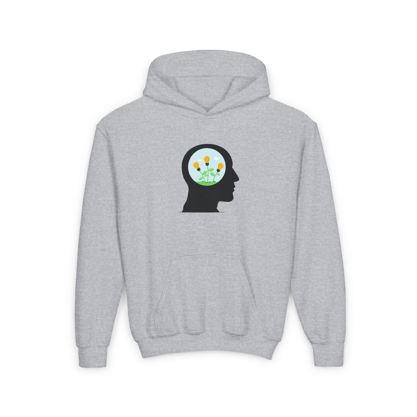 Mindset And Positive Thoughts Youth Heavy Blend Hooded Sweatshirt
