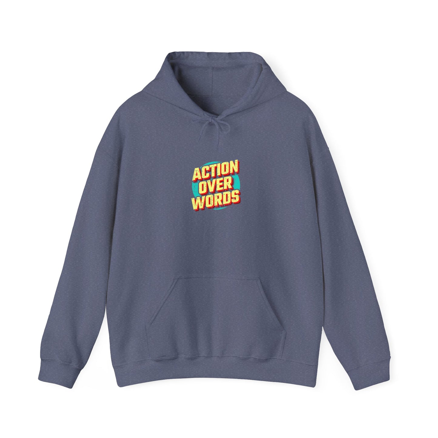 Action Over Words Unisex Heavy Blend™ Hooded Sweatshirt