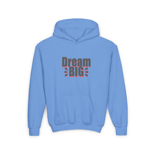 Dream Big Distressed Youth Heavy Blend Hooded Sweatshirt