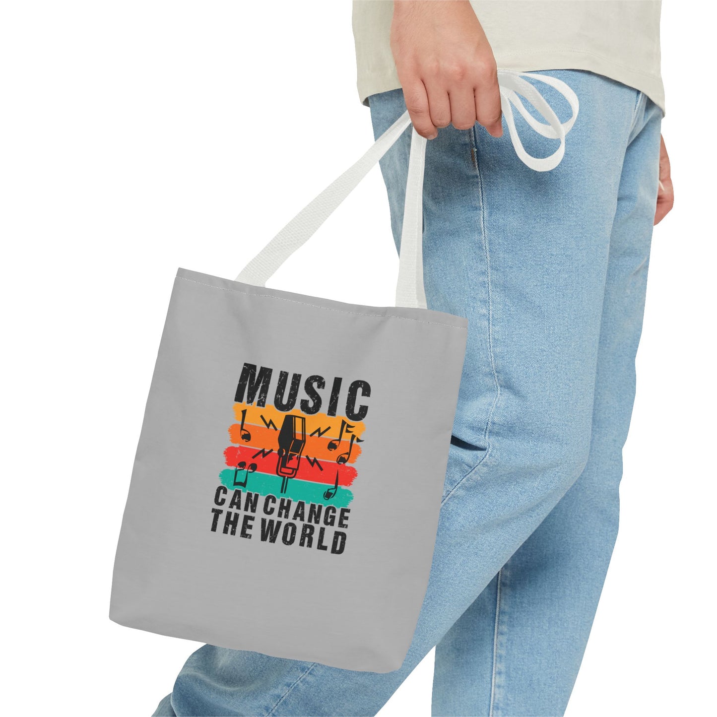 Music Can Change The World Tote Bag (AOP)