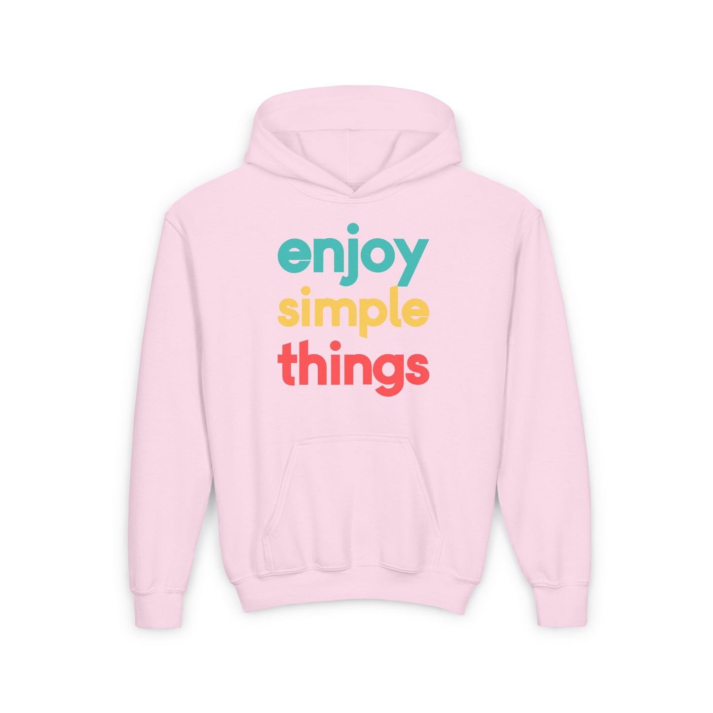 Enjoy Simple Things Youth Heavy Blend Hooded Sweatshirt