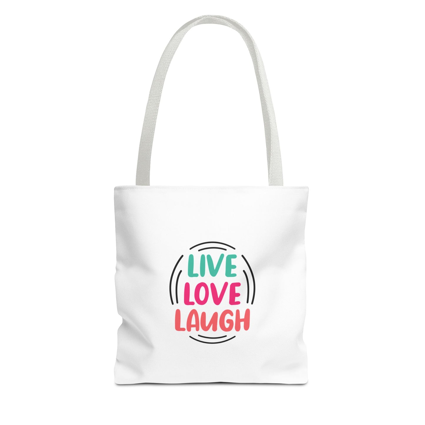 Live Love Laugh Tote Bag (AOP)