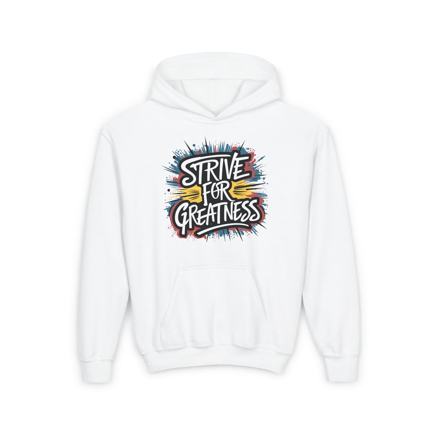 Strive For Greatness Youth Heavy Blend Hooded Sweatshirt