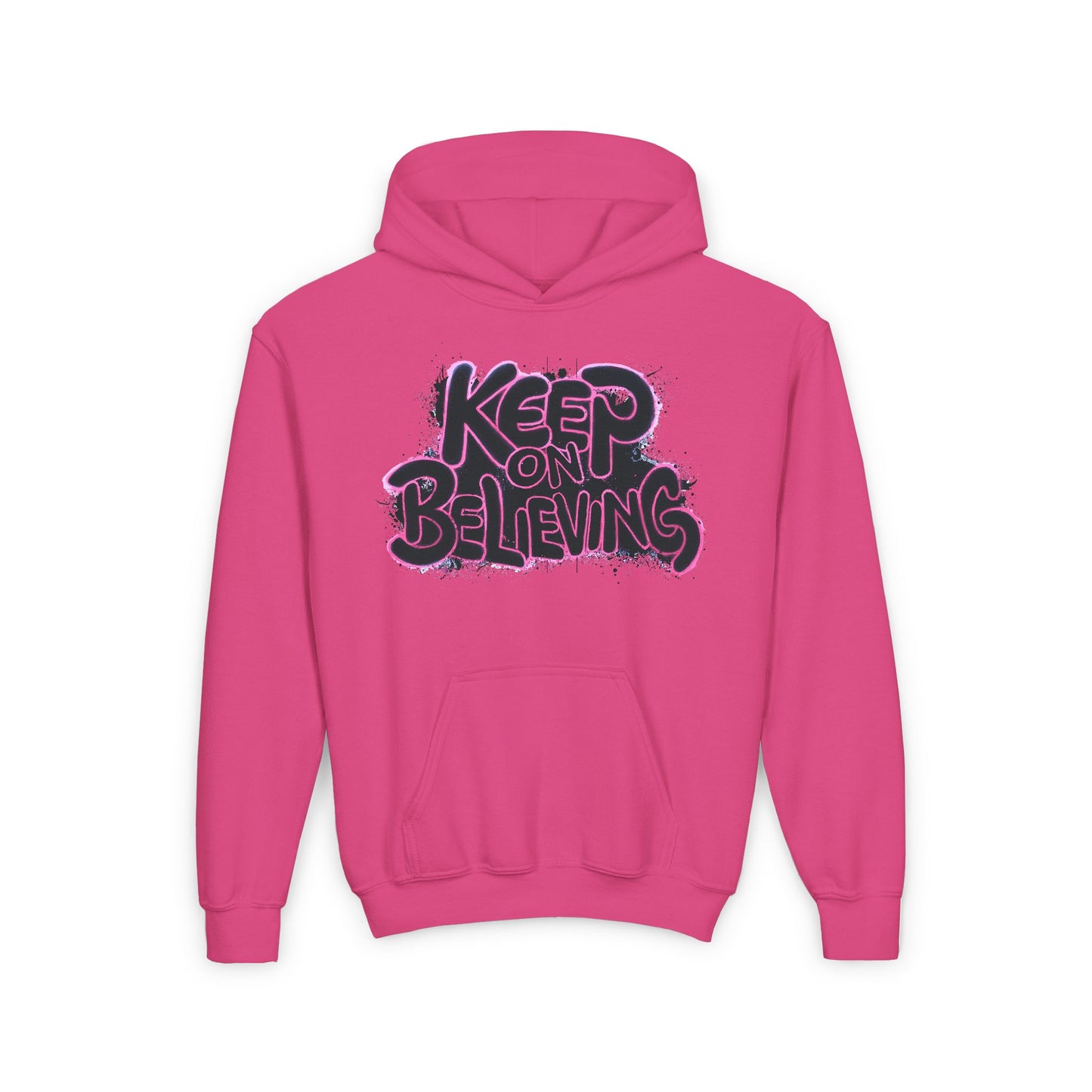 Keep On Believing Youth Heavy Blend Hooded Sweatshirt