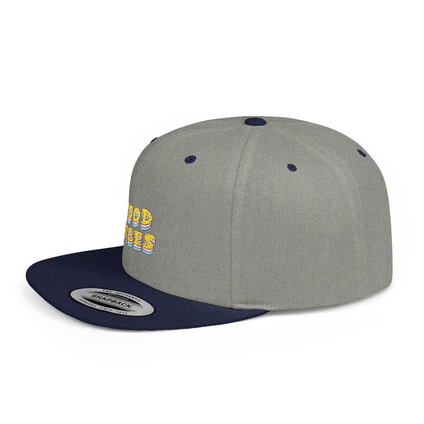 Good Vibes Flat Bill Snapback